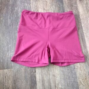 Yogalicious L Pink Bike Shorts